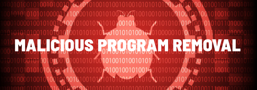 Malicious Program Removal Methods