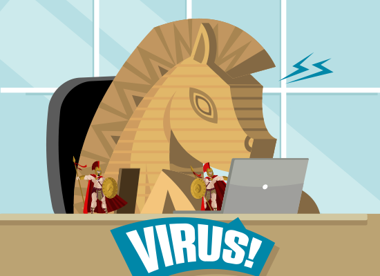 Trojan computer shop virus