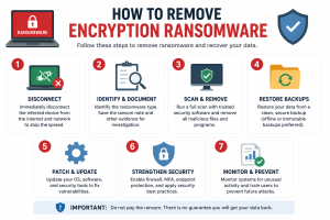 how to remove encryption ransomware